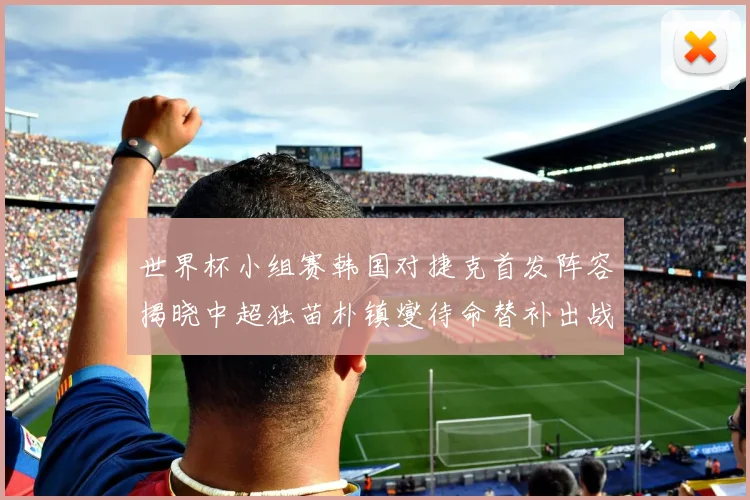 世界杯小组赛韩国对捷克首发阵容揭晓中超独苗朴镇燮待命替补出战